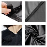 Short protective hair colouring cape