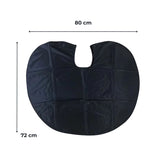 Short protective hair colouring cape