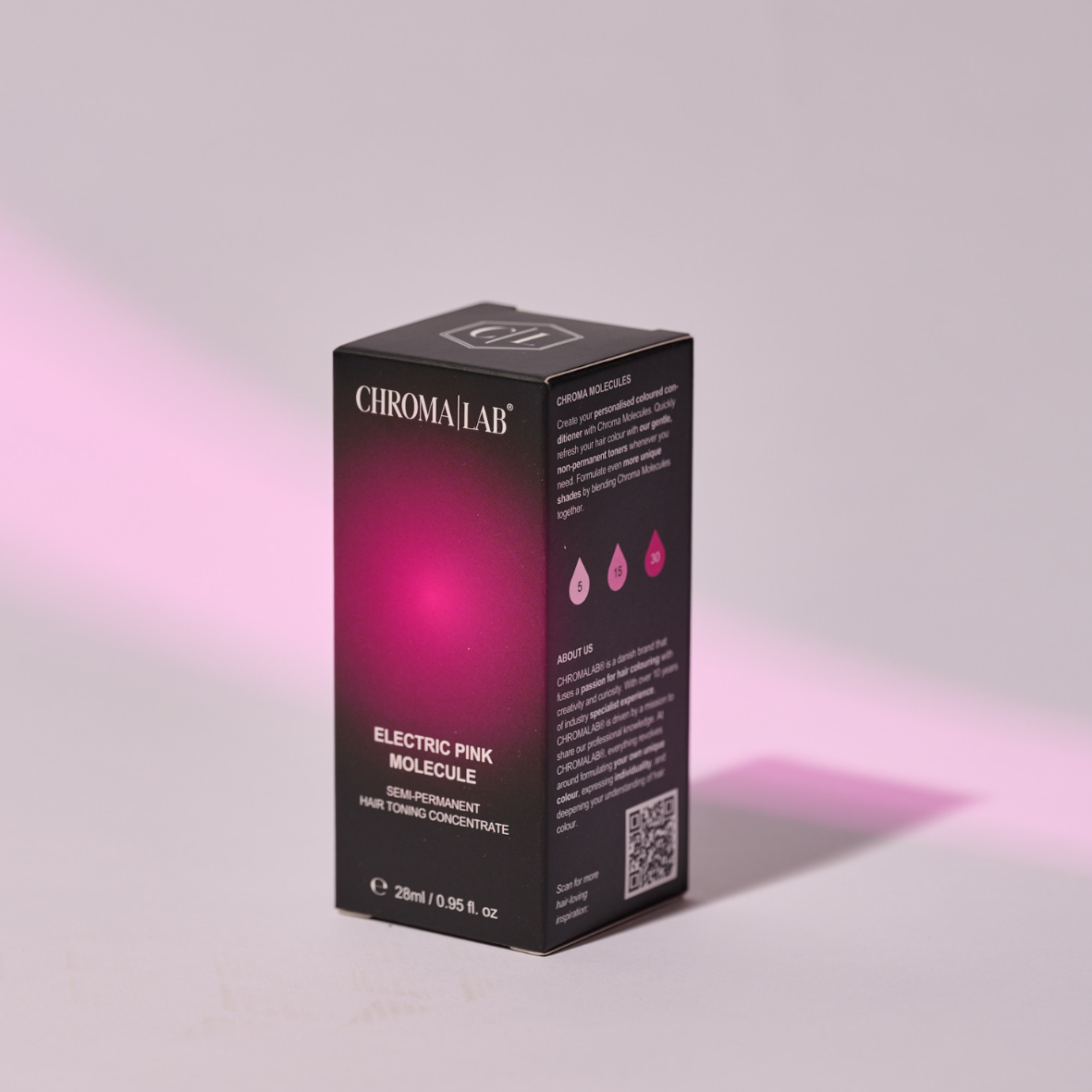 Electric Pink Molecule