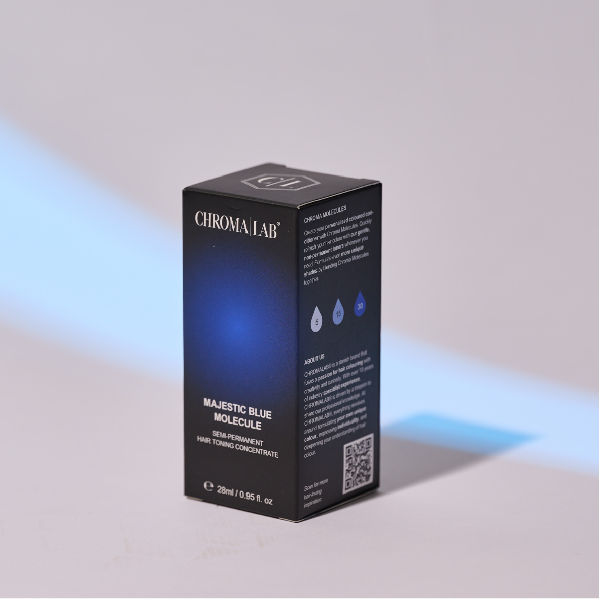 Majestic Blue Molecule